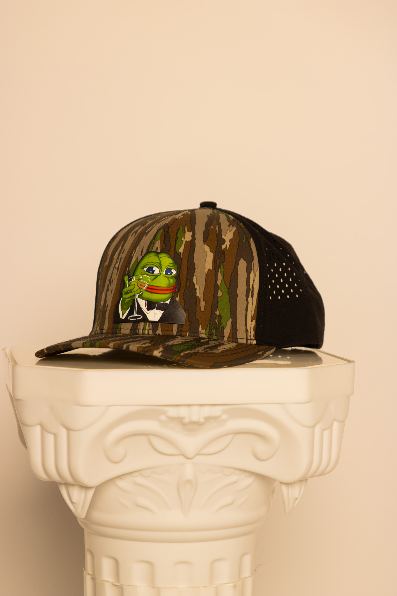 Champagne Pepe Hat — Camo — camo1.jpg