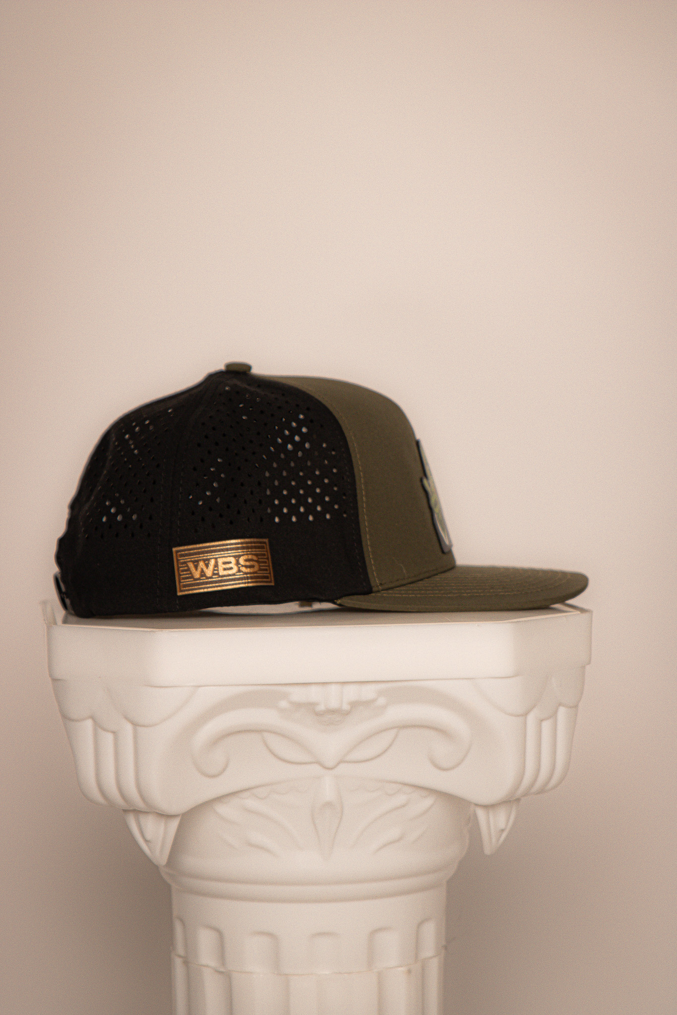 Champagne Pepe Hat — Olive — olive3.jpg