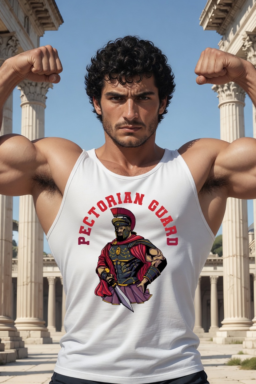 Pectorian Guard - White Tank Top