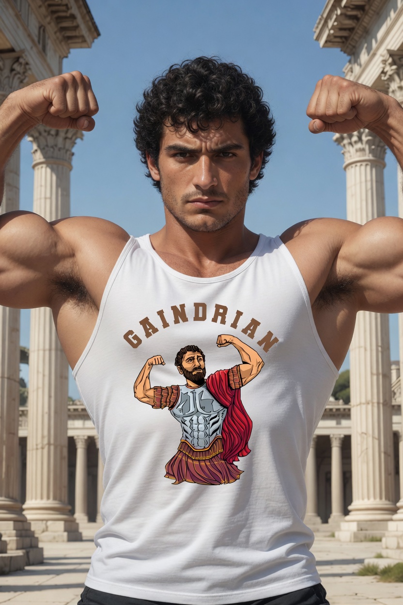 Gaindrian - White Tank Top