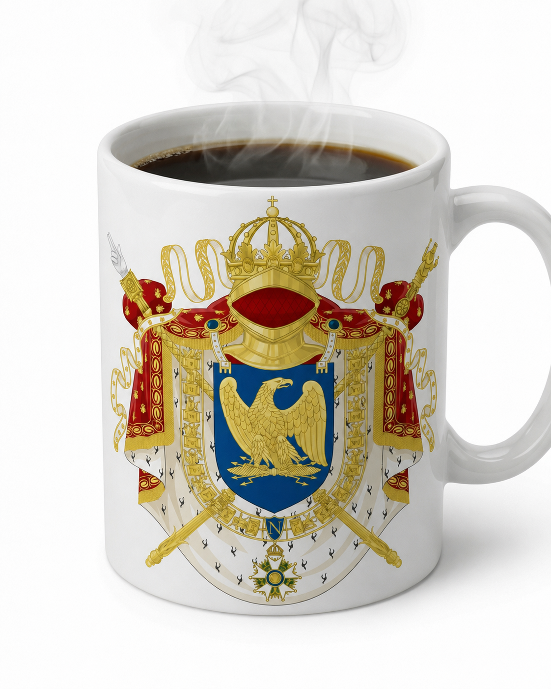 Imperial Coat of Arms mug cleaned product photo