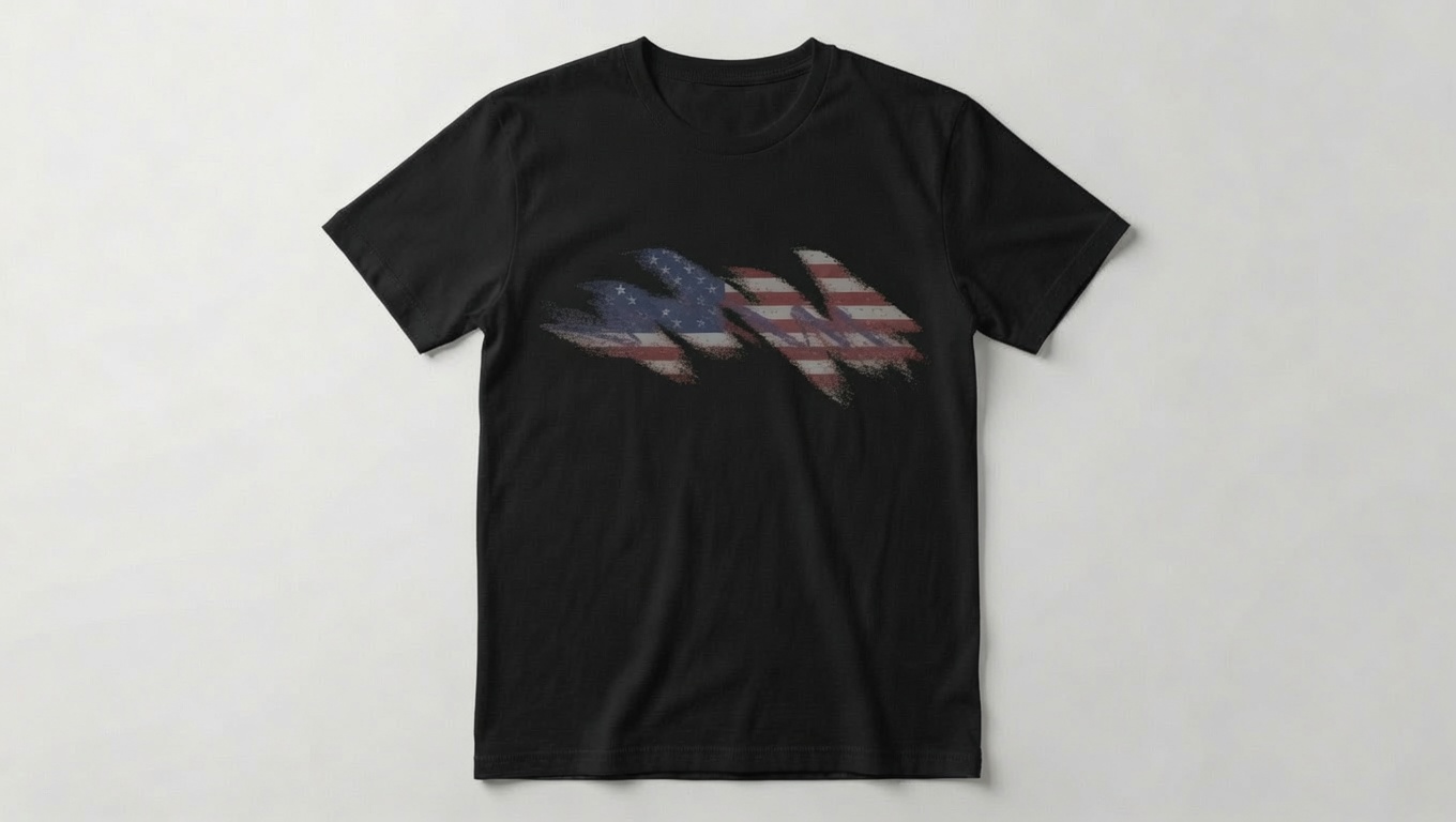 USA Jazz Cup T shirt - Black