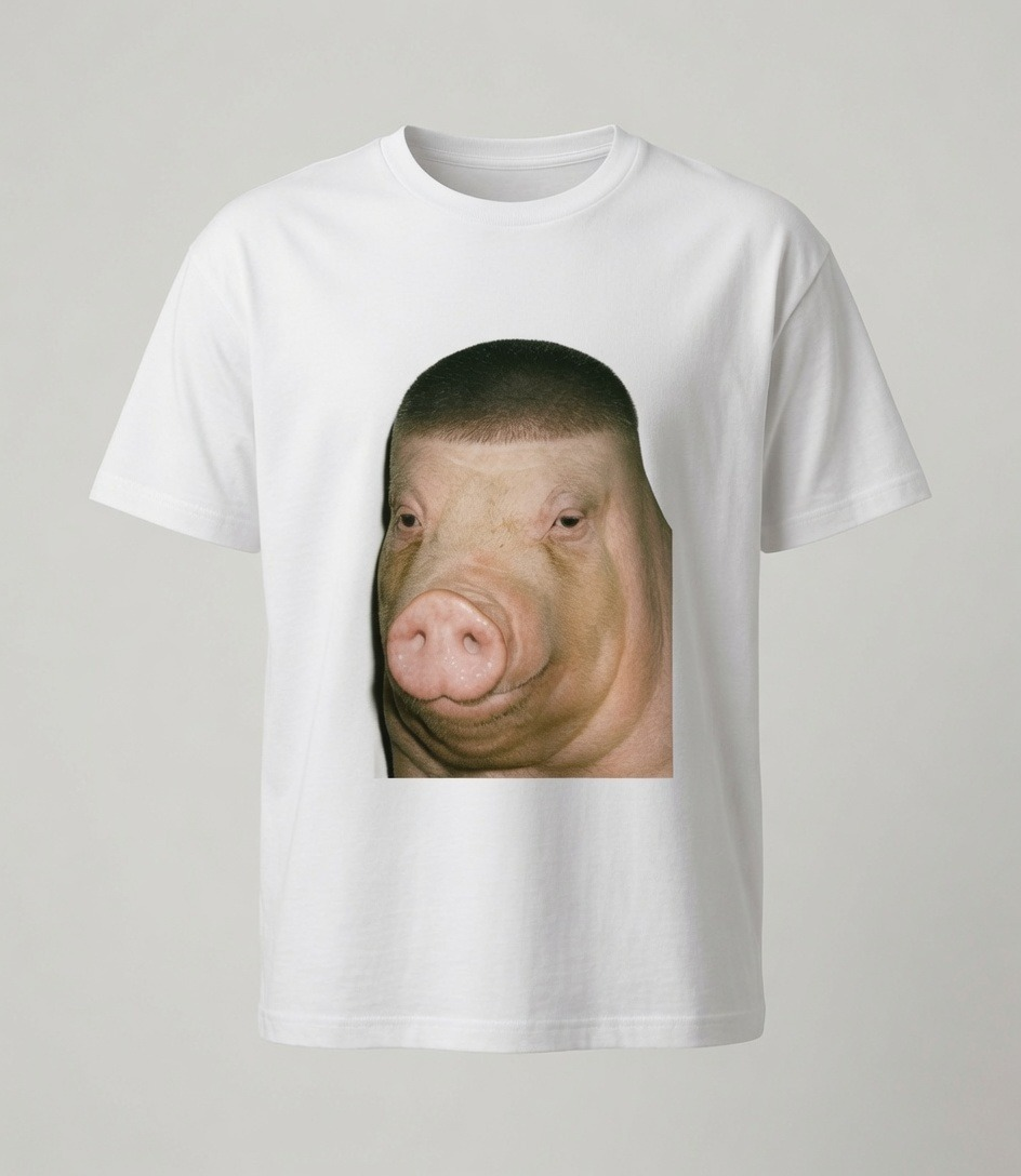 Wigger Pig Shirt White