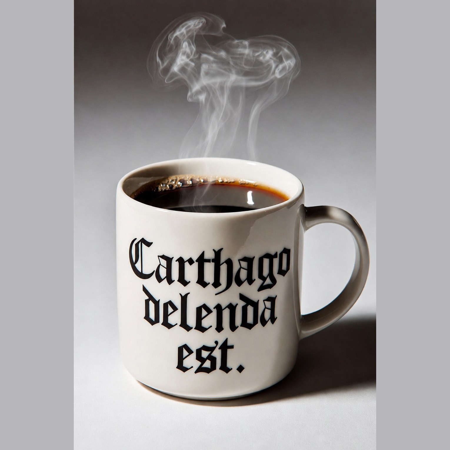 Carthago Delenda Est Mug cleaned product photo