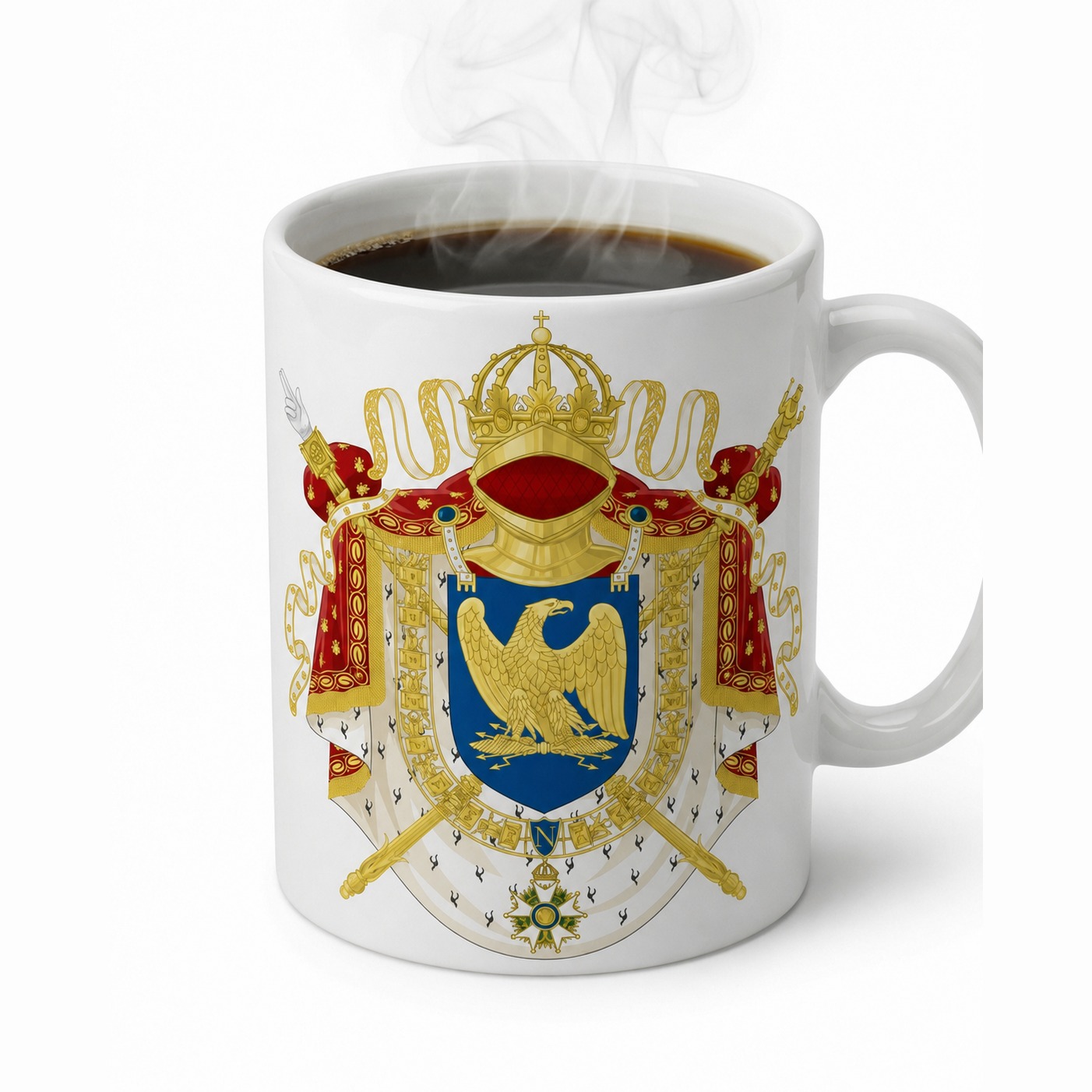 Imperial Coat of Arms mug cleaned product photo