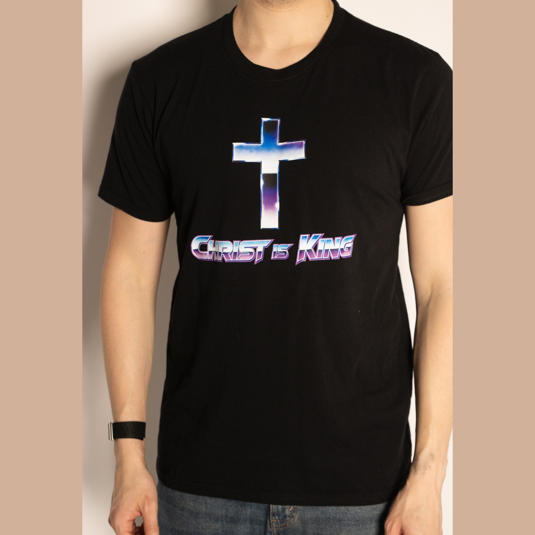 Christ is King Synthwave — black — blackfront.jpg