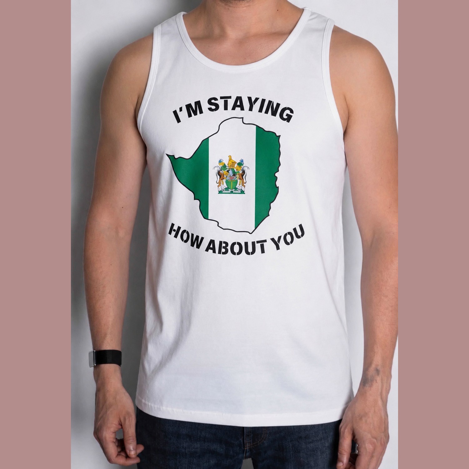 I’m Staying How About You Original Tank Top